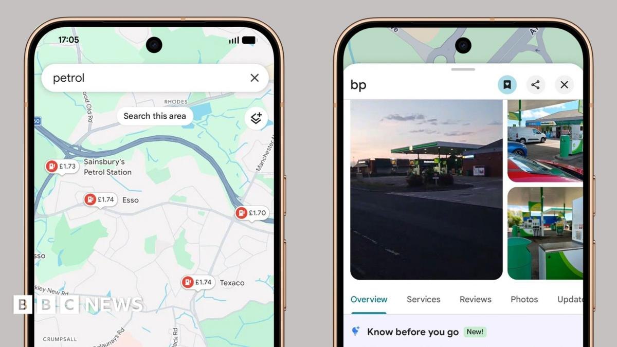Google Maps, İngiltere'de Rekor Kıran Akaryakıt Fiyatları İçin "Fuel Finder" Verilerini Entegre Ediyor